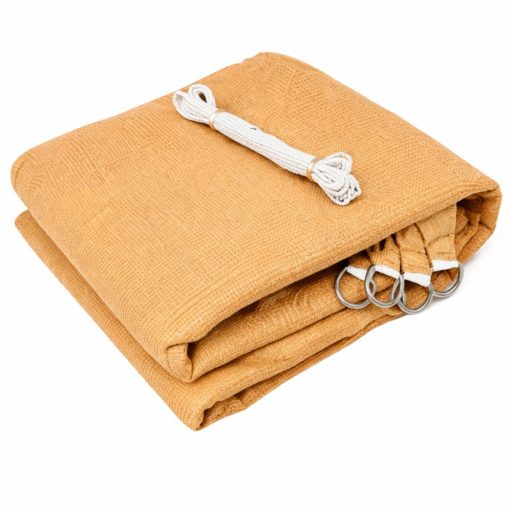 Slnečná plachta -tienenie na terasu, obdĺžniková 5x5 m - Béžová - HDPE