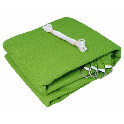 Slnečná plachta -tienenie na terasu, trojuholníková 5x5x5 m - Zelená - HDPE