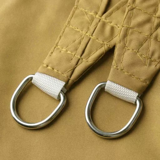 Slnečná plachta -tienenie na terasu, obdĺžniková 3x4 m - Piesková - Polyester 