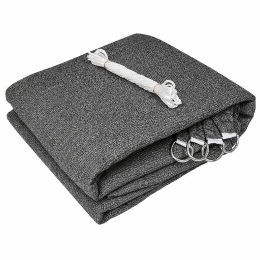 Slnečná plachta -tienenie na terasu, trojuholníková 3,6x3,6x3,6 m - Grafitovo sivá - HDPE